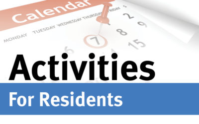 January 2020 Recreation and Activity Calendars